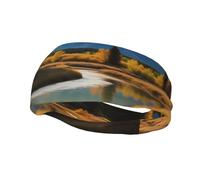 Bandeau de sport décoratif YYHWHJDE Grand Teton imprimé parc national - Extensible, respirant, doux et évacuant la transpiration pour homme et femme