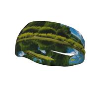 Bandeau de sport décoratif YYHWHJDE Grand Teton National Park - Extensible, respirant, doux et évacuant la transpiration pour homme et femme