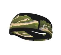 Bandeau de sport décoratif YYHWHJDE The Great Wall of China Prints - Bandeau extensible, respirant, doux et évacuant la transpiration pour homme et femme