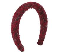 Bandeau de sport d'hiver - Bandeau de Noël délicat avec tissage - Accessoire de cheveux pour femmes et adolescents - Lavage du visage