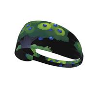 Bandeau de sport élastique BROLEO Little Sheep Under the Blueberry Tree Printing Quick Dry Moisture Moisture