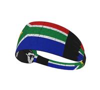 Bandeau de sport élastique double face imprimé Afrique du Sud, idéal comme cadeau pour les amis amateurs de sport, la famille