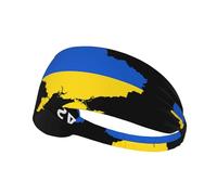 Bandeau de sport élastique double face imprimé Save Ukraine, idéal comme cadeau pour les amis amateurs de sport, la famille