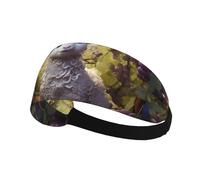 Bandeau de sport élastique HYTTER Little Sheep in The Vineyard Picture Spandex, doux, respirant, séchage rapide