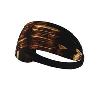 Bandeau de sport élastique HYTTER Stacks of Gold Coins Picture Spandex, doux, respirant, séchage rapide