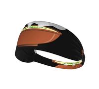 Bandeau de Sport élastique imprimé Steam from The Soup, Doux et Confortable, Respirant, idéal pour Le Yoga et la Course à Pied.