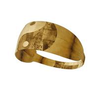 Bandeau de sport élastique imprimé symbole Yin Yang bandeau de sport extensible adapté pour le sport, les voyages et le fitness en intérieur