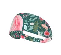 Bandeau de sport élastique licorne à crinière rose, doux, respirant, à absorption rapide de la transpiration, idéal pour le yoga, la course à pied et le fitness. Restez au sec !