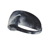 Bandeau de sport élastique MJHKXLJ Ghost by The Dead Tree imprimé Spandex, doux, respirant, séchage rapide