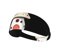 Bandeau de sport élastique MJHKXLJ Little Monster's Champignon Impression Spandex Doux, Respirant, Séchage Rapide