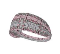 Bandeau de sport élastique multifonction et confortable avec imprimé âne et fleur, léger et décontracté pour les activités de plein air
