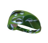 Bandeau de sport élastique pour cheveux YYHHAOFA Morning Dew Motif Athletic Band pour femmes et hommes