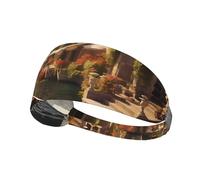 Bandeau de sport élastique pour cheveux YYHWHJDE belle image d'Italie, doux, respirant, séchage rapide