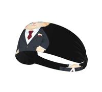 Bandeau de sport élastique pour cheveux YYHWHJDE Chaton dans un costume doux, respirant, séchage rapide