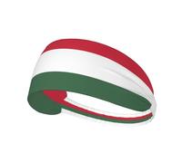 Bandeau de sport élastique pour femme et homme Motif drapeau de la Hongrie YYHHAOFA