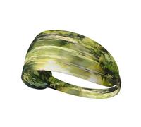 Bandeau de sport élastique pour femme et homme Motif nénuphars YYHHAOFA dans l'étang