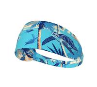 Bandeau de sport élastique unisexe évacuant l'humidité pour la course, l'entraînement, les sports de plein air, palmiers et tortues de mer, plongée sous-marine. Impression