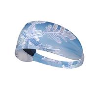 Bandeau de sport élastique XBKGOHA imprimé flocon de neige doux, respirant, séchage rapide