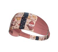 Bandeau de sport élastique YYHWHJDE Anime Cadeaux Imprimés Spandex doux, respirant, séchage rapide