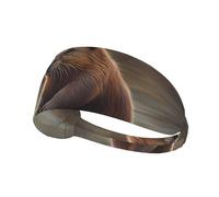 Bandeau de sport élastique YYHWHJDE Beaver imprimé élasthanne doux, respirant, séchage rapide