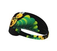 Bandeau de sport élastique YYHWHJDE Caterpillar soufflant trompette imprimé bande athlétique pour femmes et hommes