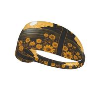 Bandeau de sport élastique YYHWHJDE Goodlooking Hello Sunshine Prints Athletic Band pour femmes et hommes