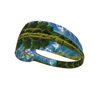 Bandeau de sport élastique YYHWHJDE Grand Teton National Park Image doux, respirant, séchage rapide