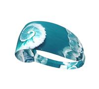 Bandeau de sport élastique YYHWHJDE imprimé Sea of Love Athletic Band pour femmes, hommes