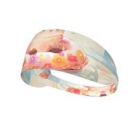 Bandeau de sport élastique YYHWHJDE Little Alpaga sur l'anneau de natation imprimé bande athlétique pour femmes et hommes