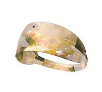 Bandeau de sport élastique YYHWHJDE Little White Rabbit in The Garden Prints Athletic Band for Women Men