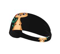 Bandeau de sport élastique YYHWHJDE Petite Fleur Rouge et Kangourou Motif Doux Respirant Séchage Rapide