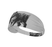 Bandeau de sport élastique YYHWHJDE portant une écharpe - Séchage rapide - Évacuation de l'humidité