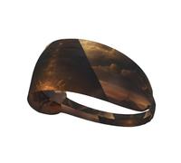 Bandeau de sport élastique YYHWHJDE Pyramide sous le ciel Motif Séchage rapide Évacuation de l'humidité