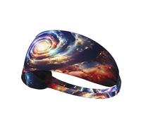 Bandeau de sport élastique YYHWHJDE Space Spiral Cosmic Energy Prints Athletic Band pour femmes et hommes