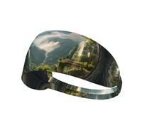 Bandeau de sport élastique YYHWHJDE The Beautiful Scenery in The Bubble Prints Spandex, doux, respirant, séchage rapide