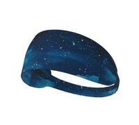 Bandeau de sport élastique YYHWHJDE The Beauty under the night sky Pattern Quick Drying, Moisture Wicking