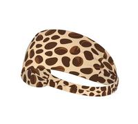 Bandeau de sport élastique YYHWHJDE The graininess of Coffee Beans Prints Spandex, doux, respirant, séchage rapide