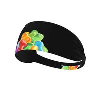 Bandeau de sport élastique YYHWHJDE The Joy Of Childhood Motif doux, respirant, séchage rapide