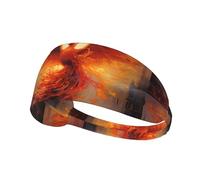 Bandeau de sport élastique YYHWHJDE The Phoenix Reborn in Fire Prints Athletic Band pour femme et homme