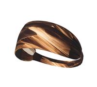 Bandeau de sport élastique YYHWHJDE tourbillonnant, image de sable, séchage rapide, évacuation de l'humidité