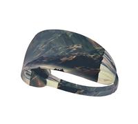 Bandeau de sport élastique YYHWHJDE Vast Mountains and Seas Prints Athletic Band pour femmes, hommes