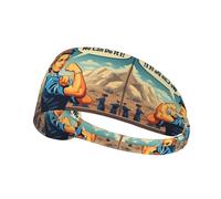Bandeau de sport élastique YYHWHJDE We Can Do It Motif doux, respirant, séchage rapide