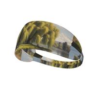 Bandeau de sport élastique YYHWHJDE Willow Trees by The Lake Prints Athletic Band pour femme et homme