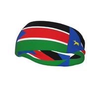 Bandeau de Sport élé et Respirant aux Couleurs du Drapeau du Soudan du Sud, idéal pour Les Hommes et Les Femmes, Le Fitness, la Course à Pied et Le Yoga.