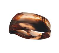 Bandeau de sport en toile d'araignée au crépuscule pour un confort léger, absorbant, élastique, respirant, activités de plein air