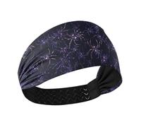 Bandeau de sport extensible pour femme - Pour le volley-ball - Usage quotidien - Pour Halloween, cauchemar - Araignée - Évacuation de l'humidité