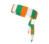 Bandeau de sport imprimé drapeau de la Côte d'Ivoire pour entraînement, course à pied, yoga, taille unique
