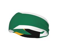 Bandeau de sport imprimé drapeau de l'Afrique du Sud, stoppe rapidement la transpiration, convient pour le fitness et les sports de loisirs