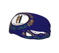 Bandeau de sport imprimé drapeau de l'État du Kentucky pour homme et femme, pour la course à pied, le yoga, la gym, l'entraînement, le cyclisme