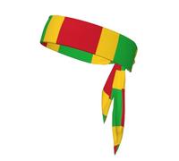 Bandeau de sport imprimé drapeau du Mali unisexe - Bandeau élastique réglable pour fitness, sport et course à pied